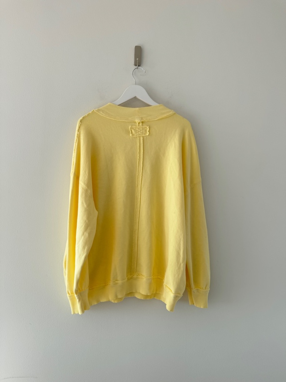 FREE PEOPLE Palm Springs Pullover in Yellow M - Picture 6 of 6